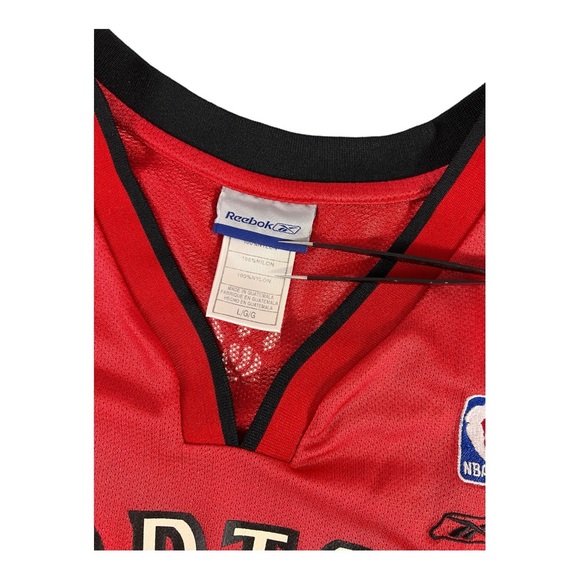 NBA Toronto Raptors Reebok Villanueva Jersey #31 Mens Large Retro Red/Black - Picture 4 of 6